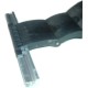77mm Lath Roller Door Locking Strap 3 segment - Black