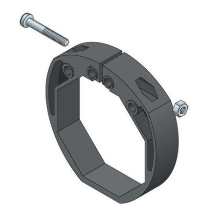 Cardale Thermaglide 70mm Roller Door Hex Locking Ring 77mm lath