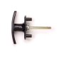 Wessex T-handle Garage Door Lock 75mm Shaft