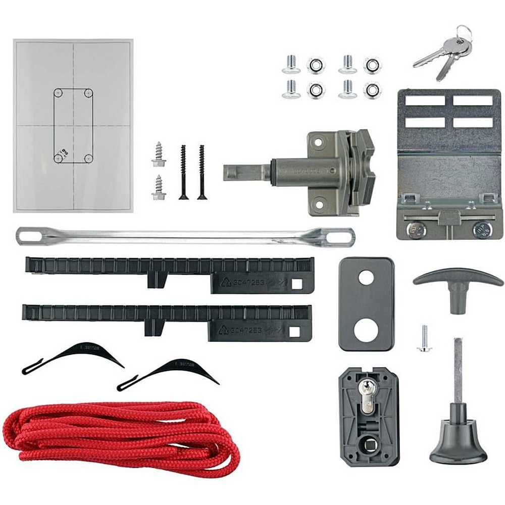 Hormann/Garador Folding Sectional Door Full Lock & Handle Kit Assembly