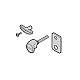 Garador/Hormann Folding Sectional Door Handle Kit