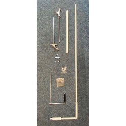Roller Shutter Door Low Level Emergency Override External Release Kit - 0, 45 or 90 degree option