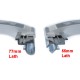 77mm Lath Roller Door Locking Strap 3 segment - Black