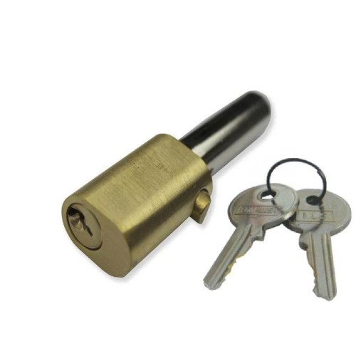 Roller Shutter Oval Bullet Pin Lock - Slim Line Narrow Version