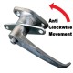 King Garage Door Internal Lock Handle - 2 Side Cam Anti Clockwise