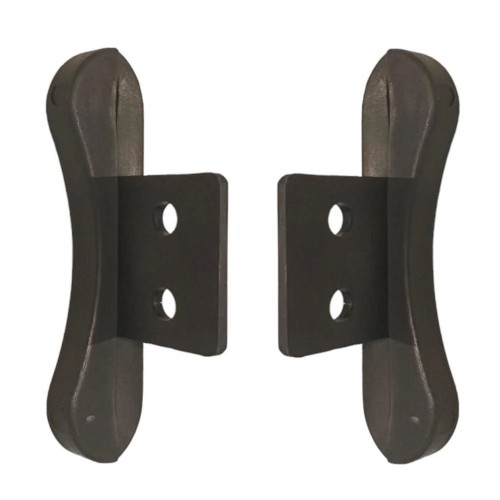 PAIR Roller Garage Door Push Fit Nylon END LOCKS for 2" slat (lath) - 63mm Overall