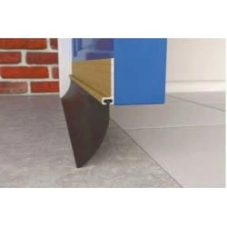 Garage Door Bottom Aluminium Rubber Blade Seal Draught Strip 