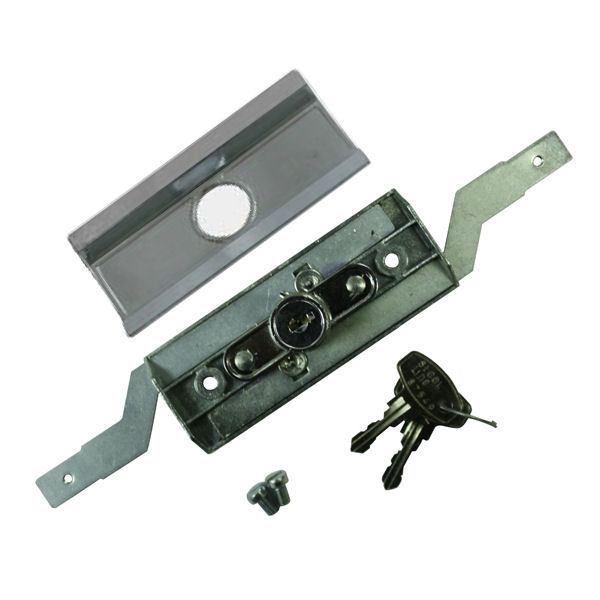 STEEL LINE Later Style Garage Roller Shutter Door Lock - Barrel & 2 Keys